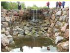 THE WATERFALL AT LADY FARM.