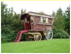 THE GYPSY CARAVAN AT LADY FARM. This lovely gypsy caravan is on show at Lady Farm